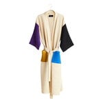 HAY Waffle bathrobe, one size, cream multi