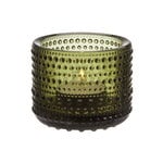 Iittala Kastehelmi tealight candleholder 64 mm, moss green