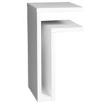 Maze F-shelf seinähylly, vasen, valkoinen