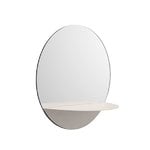 Normann Copenhagen Specchio Horizon, rotondo, bianco