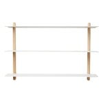 Gejst Nivo shelf A, light oak - white, view 1