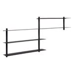 Gejst Nivo shelf B, black ash - black, product image