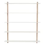 Gejst Nivo shelf E, light oak - white, view 1