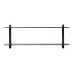 Gejst Nivo shelf F, black ash - black, product image