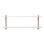 Gejst Nivo shelf F, light oak - white, view 1