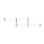 Gejst Nivo shelf H, light oak - white, view 1