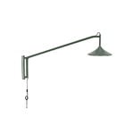 FDB Møbler U17 Hasle wall lamp, long, olive green, product image