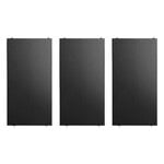 String Furniture String shelf 58 x 30 cm, 3-pack, black stained ash, product image