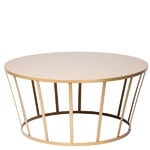Petite Friture Hollo coffee table, gold