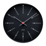 Arne Jacobsen AJ Bankers wall clock 29 cm, black