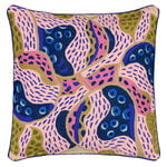 Finarte Paletti cushion cover 50 x 50 cm, blue