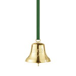 Georg Jensen Collectable ornament 2023, bell, gold plated brass, product image