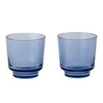 Muuto Raise glass, set of 2, 20 cl, indigo