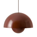 &Tradition Flowerpot VP2 pendant, red brown