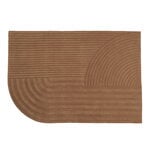 Muuto Relevo rug, burnt orange, product image