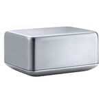 Blomus Basic butter dish, M, matt stainless steel, view 1