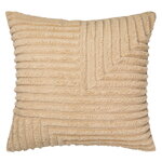 ferm LIVING Crease wool cushion, large, light sand
