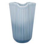 Kähler Hammershøi Unfold vase, 20,5 cm, bleu, image produit