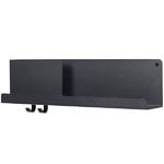 Muuto Folded shelf, black, medium
