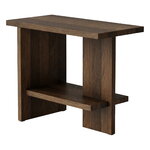 Nine Tee side table, rectangular, oiled smoked oak, product image