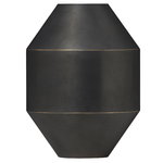 Fredericia Hydro vase, 22,5 cm, black brass
