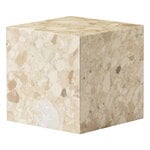 Audo Copenhagen Plinth bord, kub, Kunis Breccia marmor