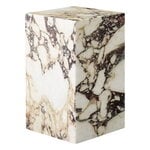 Audo Copenhagen Plinth table, high, Calacatta Viola marble