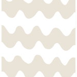 Marimekko Lokki fabric, white - beige