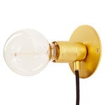 Frama E27 wall lamp, small, brass