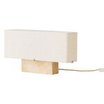 Audo Copenhagen Lampe de table Nonna, 30 cm, travertin sable - textile sable, image produit