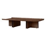 Audo Copenhagen Conrad lounge table, 149 x 74 cm, dark stained oak, view 1