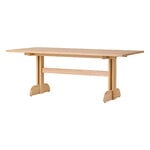Audo Copenhagen Puffin dining table, 200 x 95 cm, oak veneer, view 1