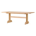 Audo Copenhagen Puffin dining table, 200 x 95 cm, solid oak, view 1
