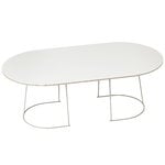 Muuto Couchtisch Airy, groß, gebrochenes Weiß