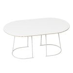 Muuto Table basse Airy, modèle moyen, blanc cassé