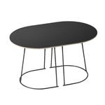 Muuto Couchtisch Airy, klein, schwarz