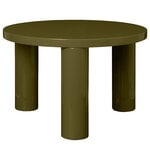ferm LIVING Table basse Post, 65 cm, vert olive