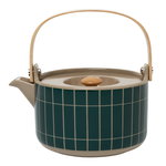 Marimekko Oiva - Tiiliskivi  teapot 0,7 L, terra - dark green