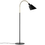 &Tradition Bellevue AJ7 floor lamp, black - brass