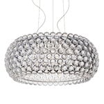 Foscarini Caboche Plus pendant, large, dimmable, clear