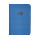 Design Letters Notebook A6, blue