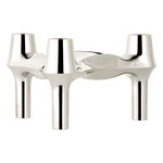 STOFF Copenhagen STOFF BMF candle holder, chrome, view 1