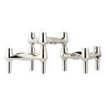 STOFF Copenhagen STOFF BMF candle holder, set of 3, chrome, view 1
