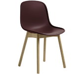 Hay Neu 13 chair, bordeaux - matt lacquered ash