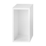 Muuto Stacked 2.0 hyllmodul med bakstycke, liten, vit