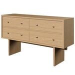 GUBI Private sideboard, light stained oak
