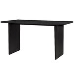 GUBI Private desk 120 x 60 cm, black / brown stained oak