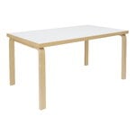 Artek Aalto table 82A, birch - white