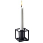 Audo Copenhagen Kubus 1 candleholder, black, product image