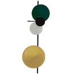 PLEASE WAIT to be SEATED Planet wall lamp, green